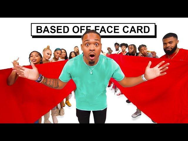 Blind Dating Based Off Face Card!