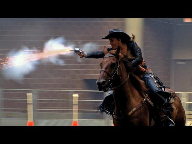 Cowboy Mounted Shooting | Iowa State Fair 2015