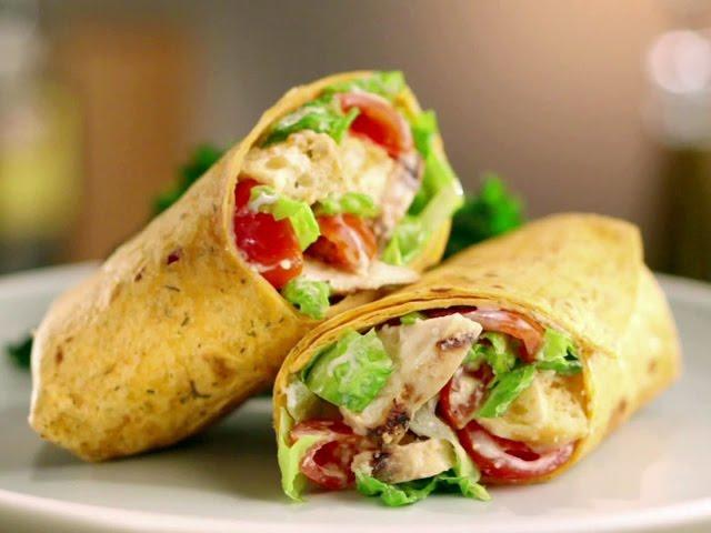 TORTILLA WRAP 2 - MEXICAN AND LEBANESE VEGETARIAN FUSION FAJITAS