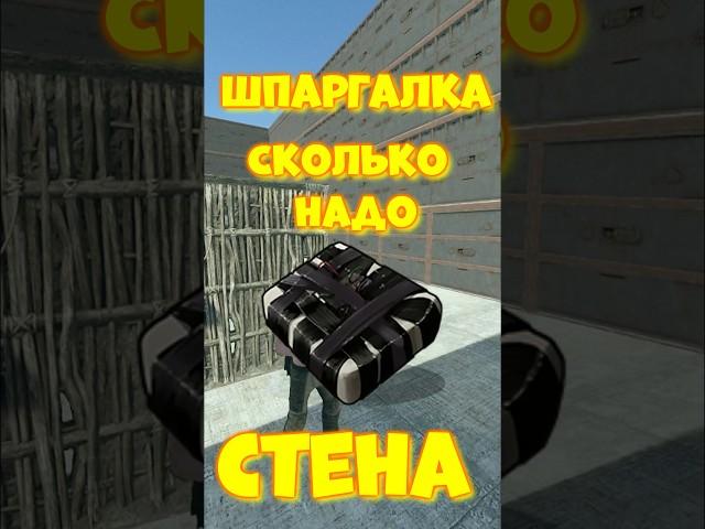 Сколько надо С4 на РЕЙД стены в игре RUST / РАСТ  #rust #раст #iq #shortsrust #funny #bag #шпаргалка