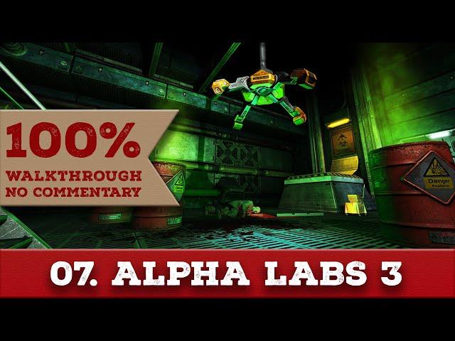 Doom 3: Redux 100% Walkthrough (Nightmare, No Damage, All Collectibles) 07 ALPHA LABS 3