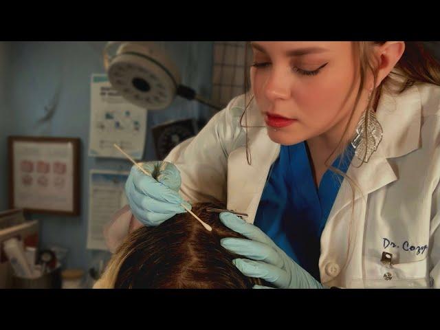 ASMR Dermatologist Detailed Skin & Scalp Exam | Real Person & Patient POV