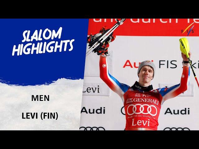 Clement Noel cruises to Slalom win in Levi | FIS Alpine World Cup 24-25