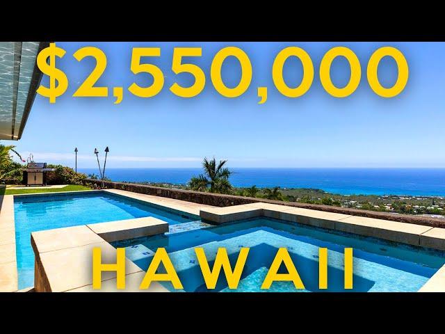 Luxury Hawaii Real Estate: Kona Home with Ocean Views and Pool