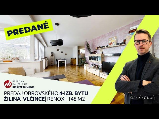 PREDANÝ: Predaj veľkého 4i bytu v komplexe RENOX | Riešime bývanie | realitný maklér