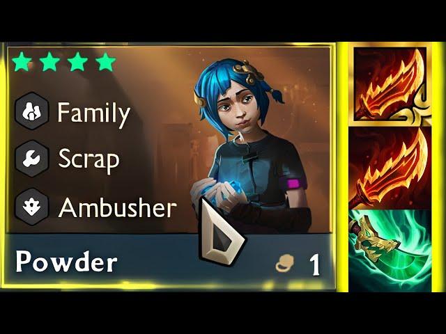 Silco/Powder Augment "Menaces" | Toxic Build Powder 4 Star | 6 Dominator 5 Ambusher  TFT SET 13