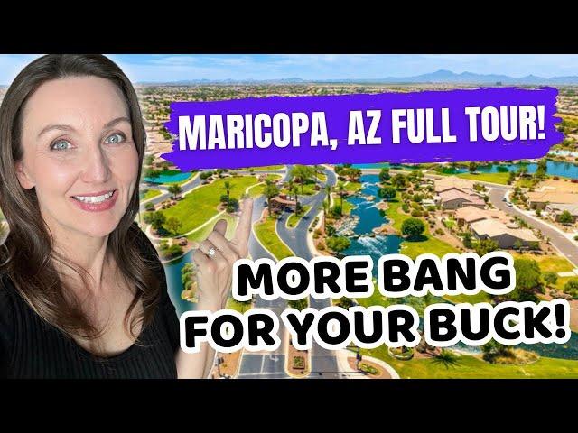 Living in MARICOPA ARIZONA - Full vlog tour of this best kept secret [AFFORDABLE PHOENIX AZ SUBURB]