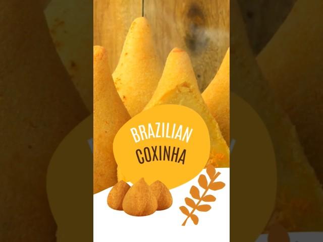 #Brazilian #COXINHA!!!Have you ever heard? How to do it at home! Recipe in description! #shorts