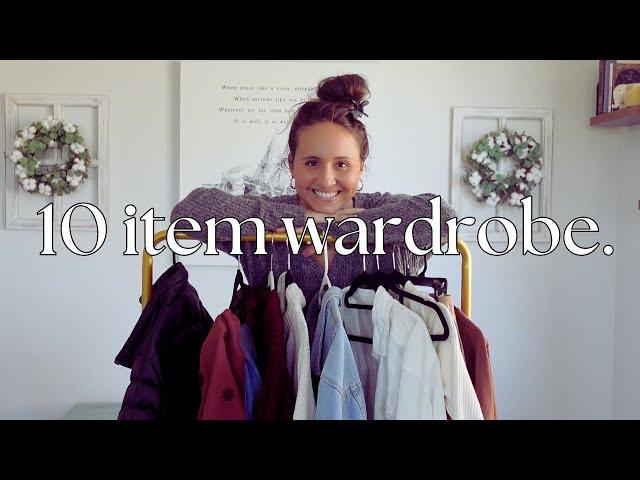 Meet my *EXTREME* minimalist wardrobe | Fall/Winter capsule wardrobe tour