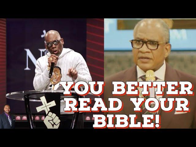 He went off! Bishop Wooden sets Jamal Bryant straight in fiery sermon!