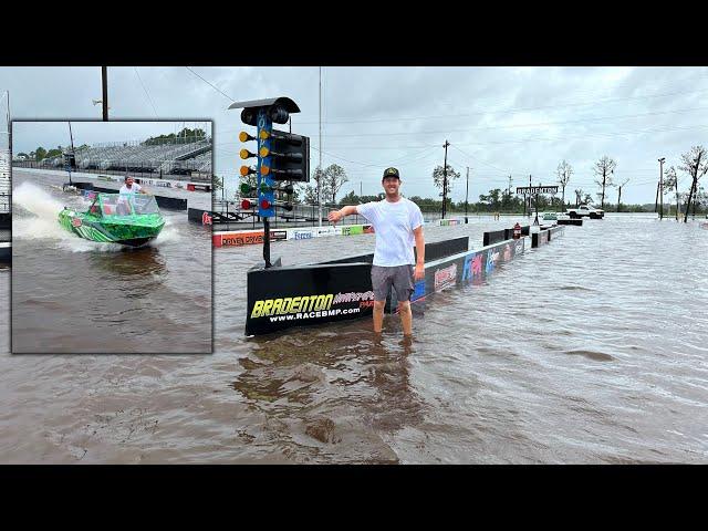 Hurricane Debby Flooded Our Racetrack Badly, Track Entrance Destroyed