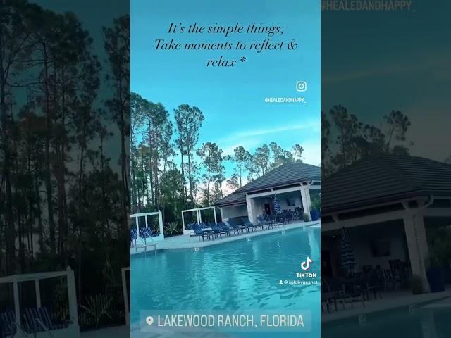 Find the simplicity in life* #realestate #floridacommunity #HomesInFlorida