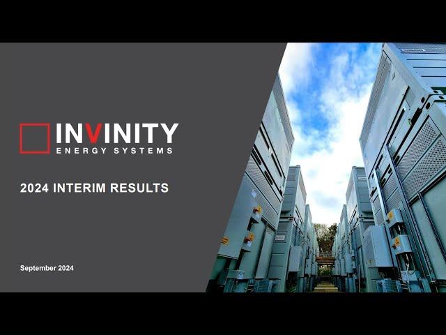 INVINITY ENERGY SYSTEMS PLC - Interim Results