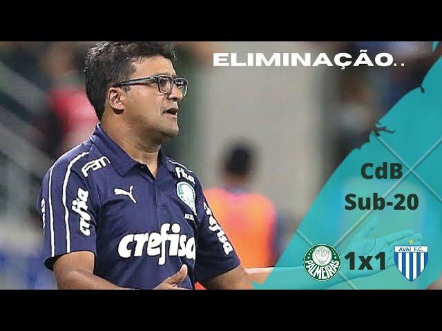 Mesmo reforçado de Giovani, Vanderlan e cia, o Sub-20 caiu na Copa do Brasil | Palmeiras 1x1 Avaí