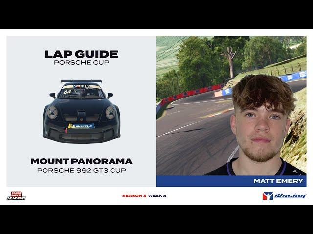 iRacing Lap Guide: Porsche 992 Cup at Mount Panorama