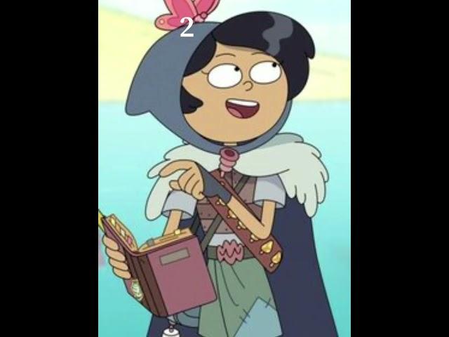 Amphibia top favourite characters Anne Marcy Sasha