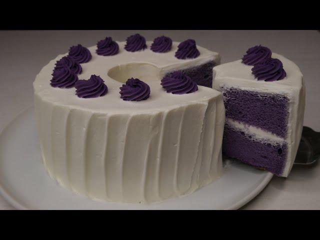 Ube Chiffon Cake