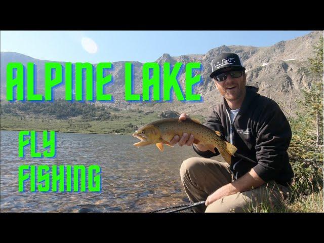 ALPINE LAKE FLY FISHING feat. About Trout (cutthroat trout)