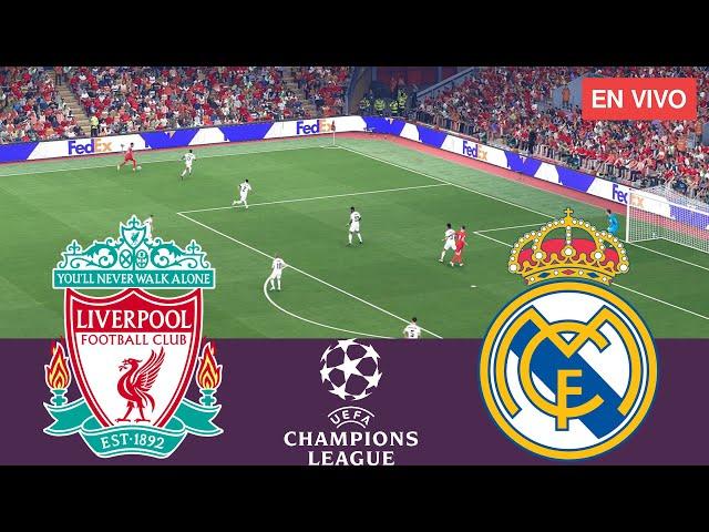 Liverpool vs Real Madrid EN VIVO. UEFA Champions League 24/25 Partido completo - Videojuegos