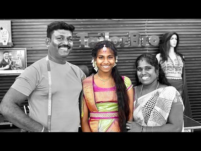 New Design Half Saree Stitching Detailly Explained in Tamil | Karthigai Deepam Special 🪔_Tailor Bro