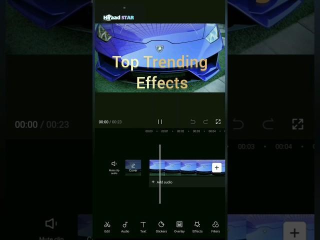 Top Trending Car Lights Effect Using Capcut | Capcut New Tutorials | Capcut Effects #Shorts #viral