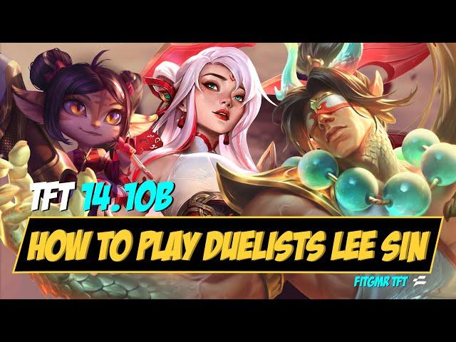 Set 11 TFT Masterclass | How to Play Duelist Lee Sin Guide | Patch 14.10B | Upsetmax