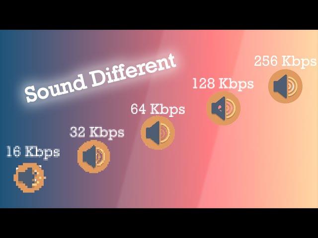 16 vs 32 vs 64 vs 128 vs 256 KBPS MUSIC COMPARISON / SOUND QUALITY DIFFERENCE BETWEEN [2024]