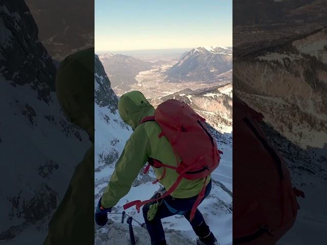  Beautiful or Scary?  #alps #mountains #mountaineering #winter