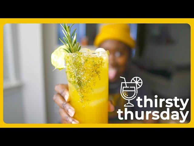 Tangerine Ginger Mocktail For That SEASONAL DEPRESSION    Thirsty Thursday 15