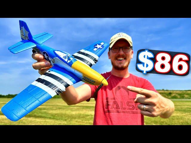 $86 RC Warbird - BEST P-51 RC Airplane RTF for BEGINNERS!