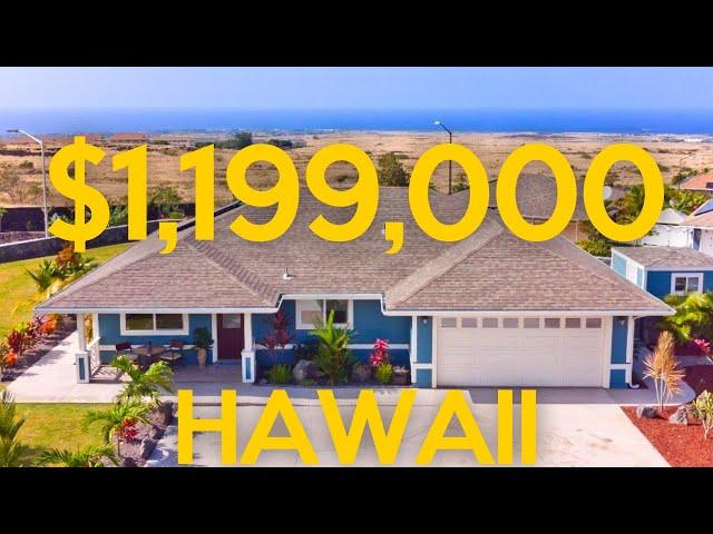 Hawaii house for sale  $1,199,000  3bd, 2ba, 1,322 sf  ocean views Wainani Estates