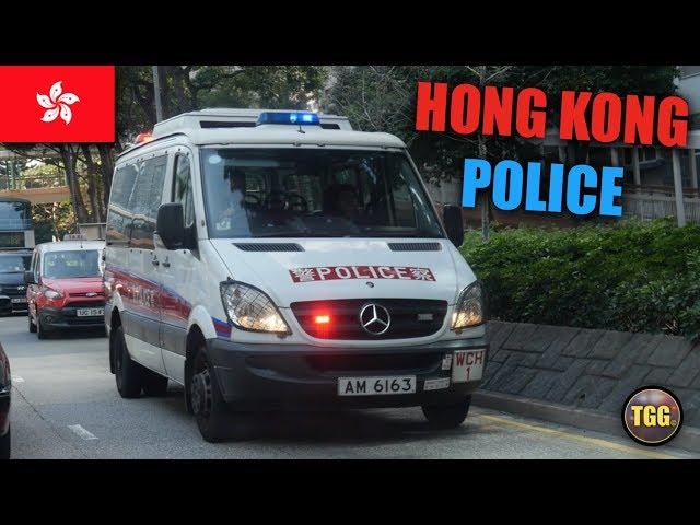 [Hong Kong] Police Cars Responding Siren & Lights! (Compilation)