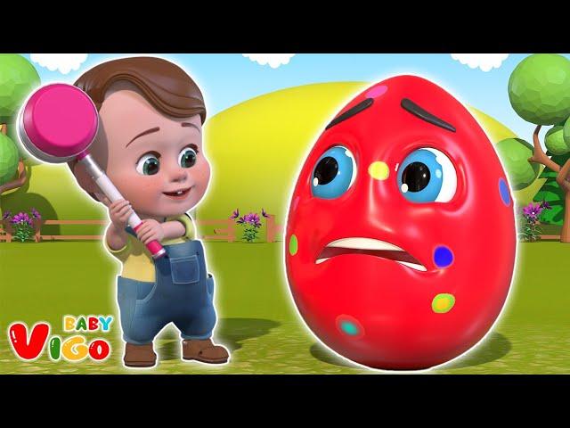 Eggs On The Pan Go Crack Crack Crack Song | Baby Vigo Nursery Rhymes & Kids Songs