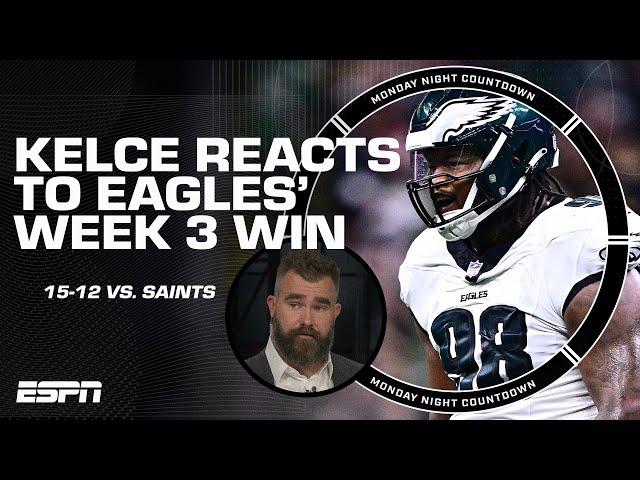 Jason Kelce on Eagles’ win vs. Saints: Jalen Carter was UNBLOCKABLE | Monday Night Countdown