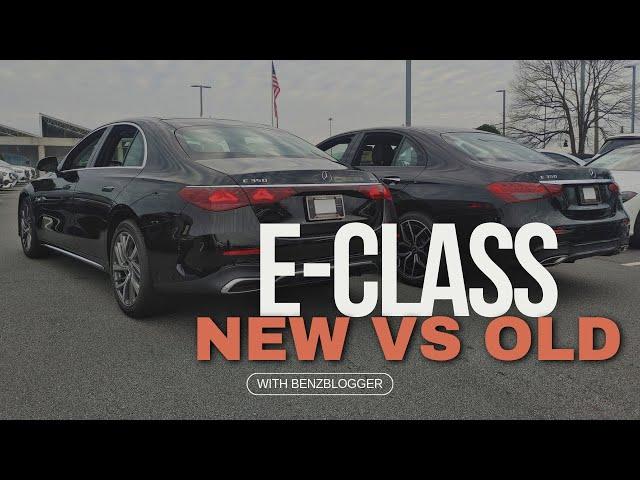 2024 Mercedes-Benz E350 Side-by-Side Comparison with 2023 E350