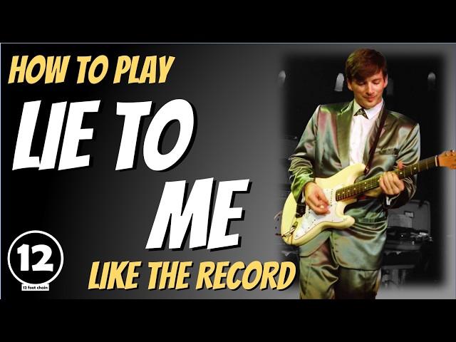 Lie to Me  - Chris Isaak (James Wilsey on guitar) | Guitar Lesson