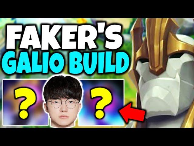 I COPIED FAKER'S FAMOUS GALIO BUILD! (HE CARRIED WORLDS WITH THIS)