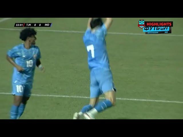 India U23 vs Tajikistan U23 | 2 - 3 | Friendly Match