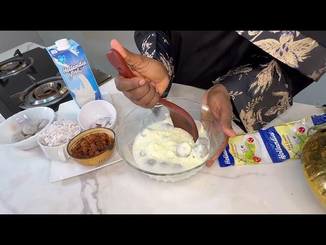 EASY Fura Recipe | How To Make From Scratch | Chef Halimaz | Hollandia Dairy Delight Series