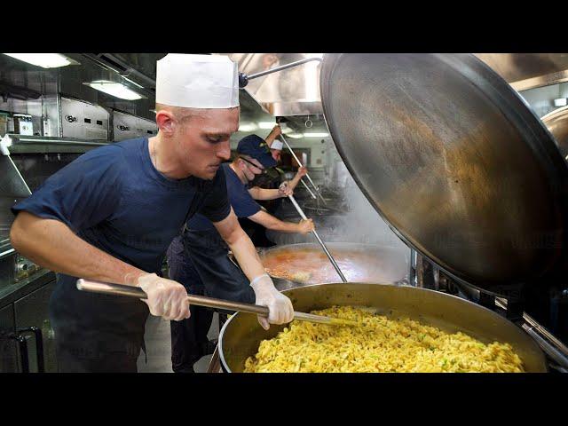 Life Inside $4 Billion US Submarine Kitchen in Deep Underwater