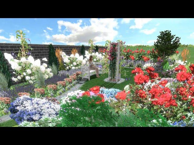 3D-ПРОЕКТ ЗОНЫ ПЕРЕД ДОМОМ