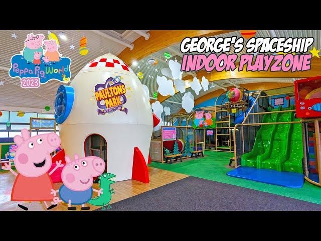 PEPPA PIG Indoor Play Area in Peppa Pig World | George's Spaceship Playzone (Feb 2023) [4K]