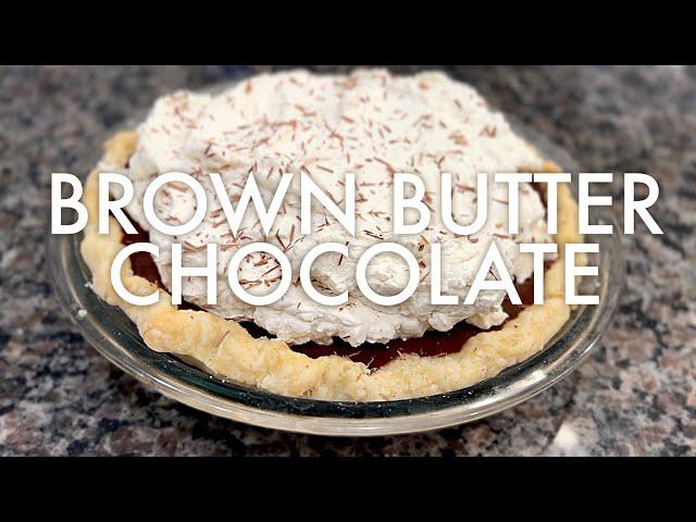 BROWN BUTTER CHOCOLATE PIE : SEPTEMBER PIES S2 E3