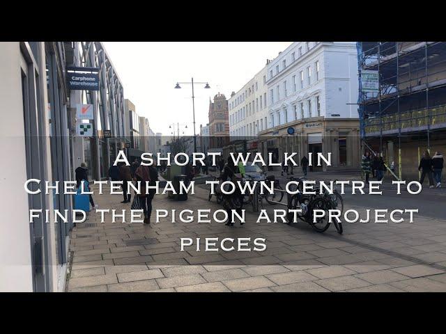 A walk to find the pieces of The Cheltenham Pigeon Art Project.