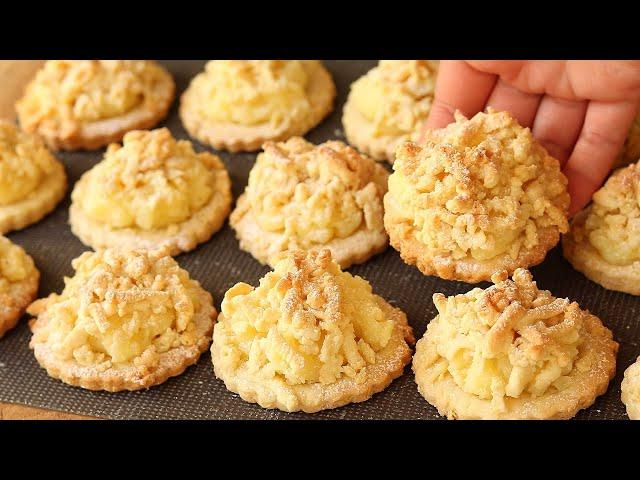 Delicate cookies with airy vanilla custard cream. recipe for amazing cookies.