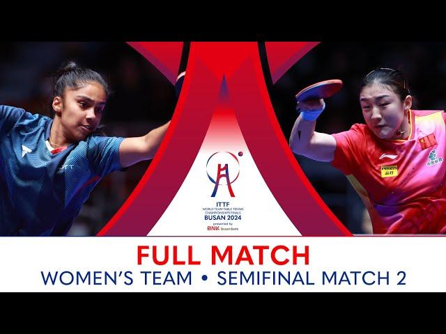 FULL MATCH | YUAN Jia Nan vs CHEN Meng | WT SF | #ITTFWorlds2024