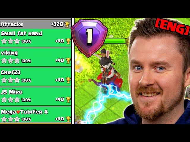 PERFECT DAY as RANK 1 GLOBAL in Legend League (Clash of Clans)