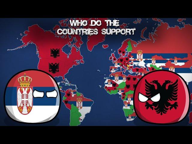 WHO DO THE COUNTRIES SUPPORT? Serbia or Albania?  Alternative Mapping P21