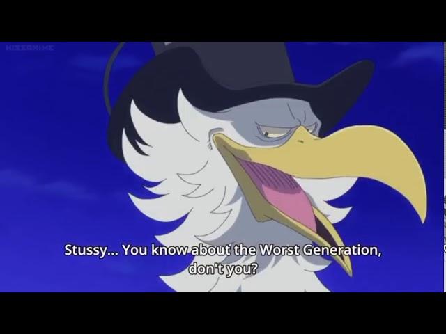 Morgan talks about the Worst Generation | One Piece Episode 876