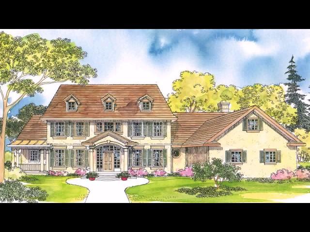 American Colonial Style House Plans (see description) (see description)